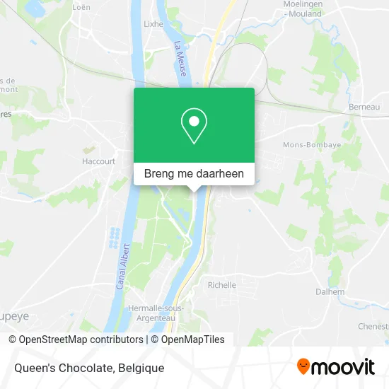 Queen's Chocolate kaart