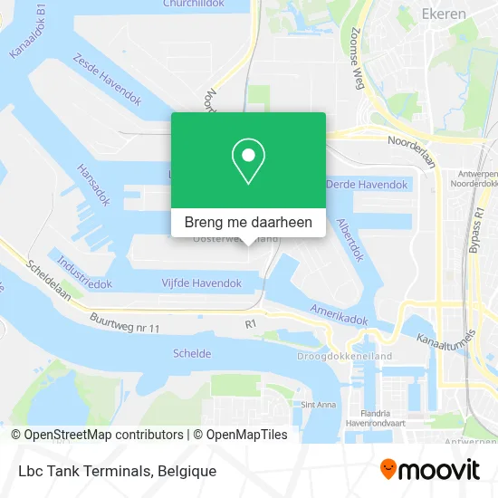 Lbc Tank Terminals kaart