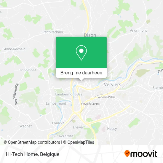 Hi-Tech Home kaart