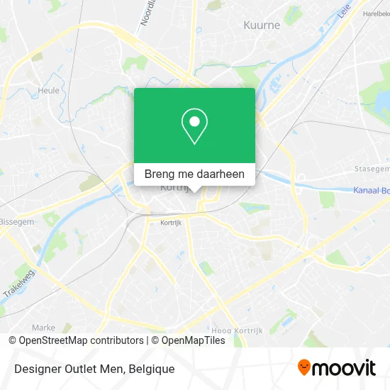 Designer Outlet Men kaart