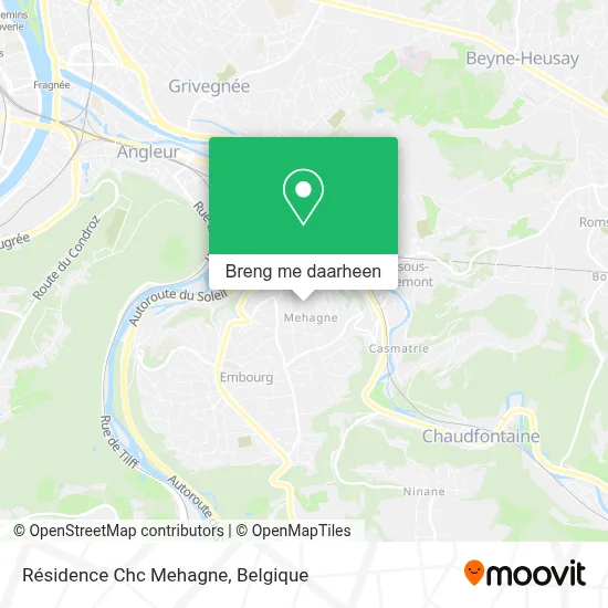 Résidence Chc Mehagne kaart