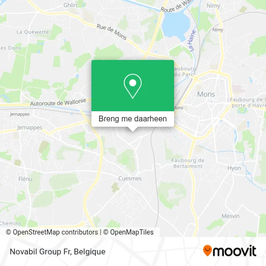 Novabil Group Fr kaart