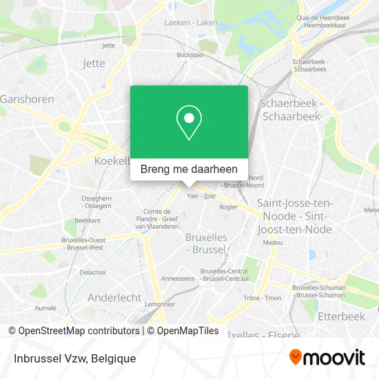 Inbrussel Vzw kaart