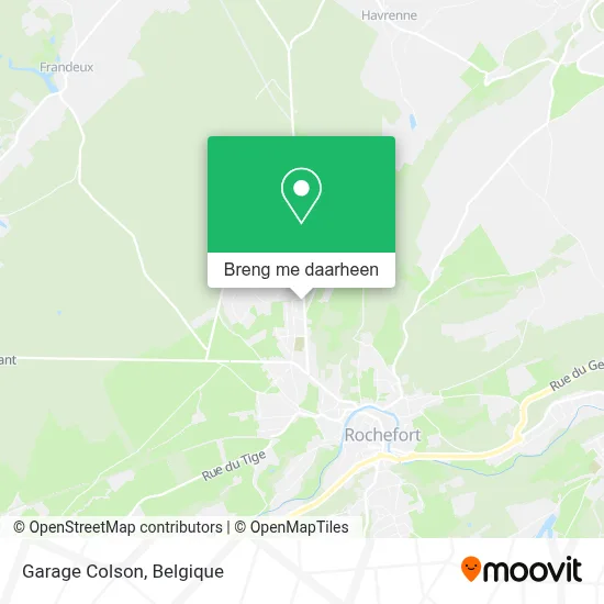 Garage Colson kaart