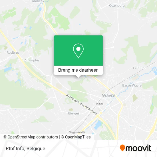 Rtbf Info kaart