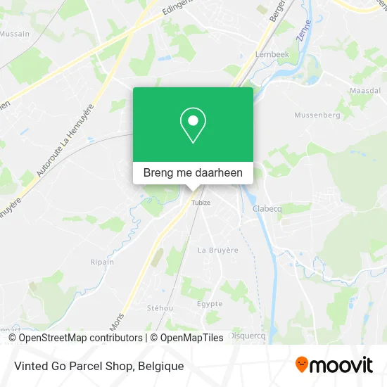 Vinted Go Parcel Shop kaart