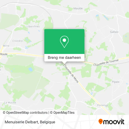 Menuiserie Delbart kaart