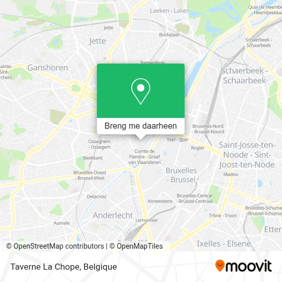 Taverne La Chope kaart