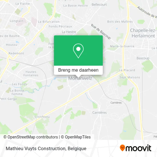 Mathieu Vuyts Construction kaart