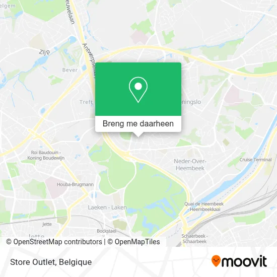 Store Outlet kaart