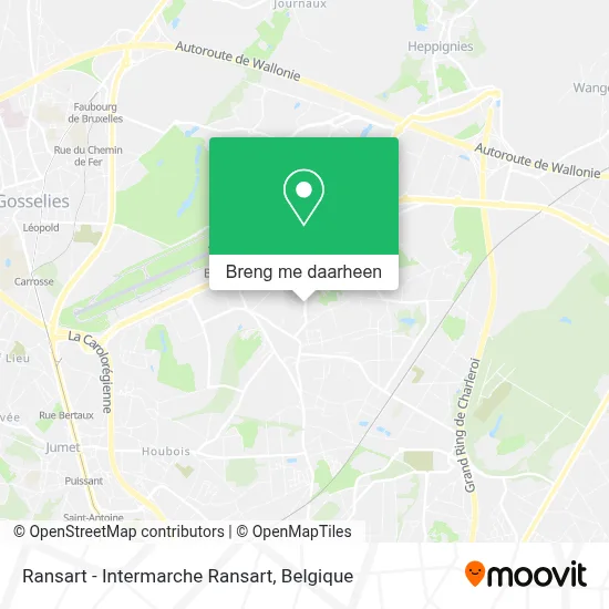 Ransart - Intermarche Ransart kaart