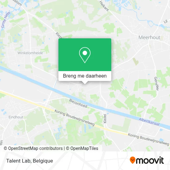 Talent Lab kaart