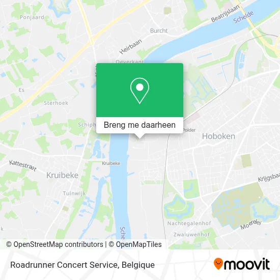 Roadrunner Concert Service kaart