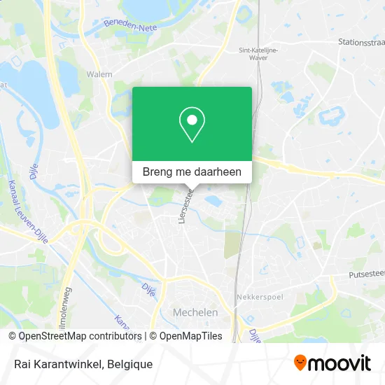 Rai Karantwinkel kaart