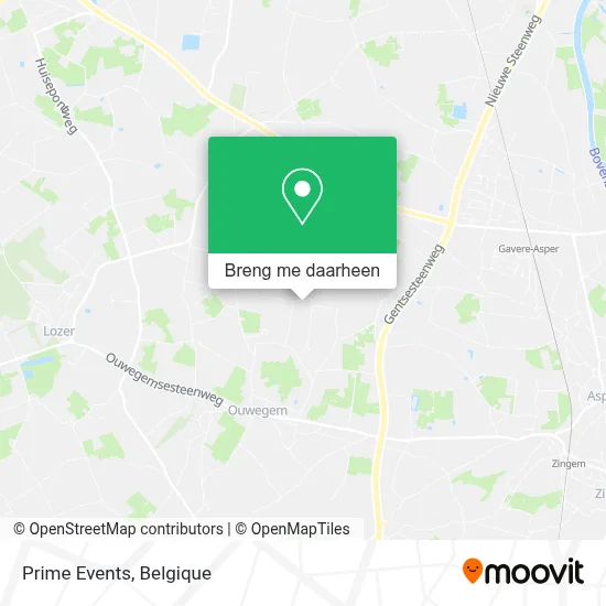 Prime Events kaart