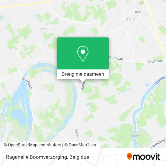Raganelle Boomverzorging kaart