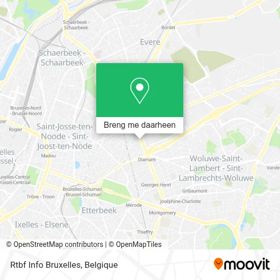 Rtbf Info Bruxelles kaart