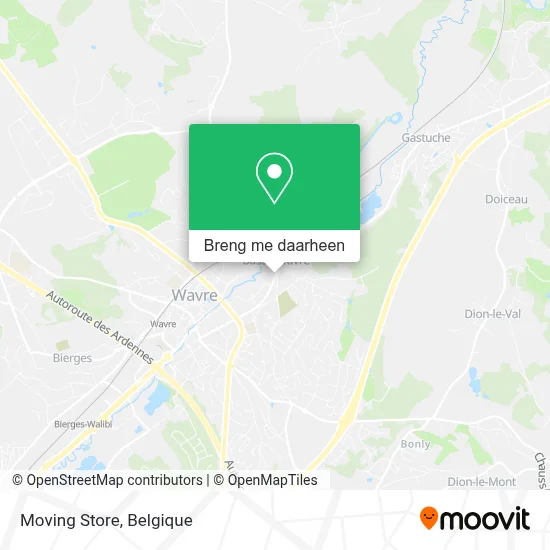 Moving Store kaart