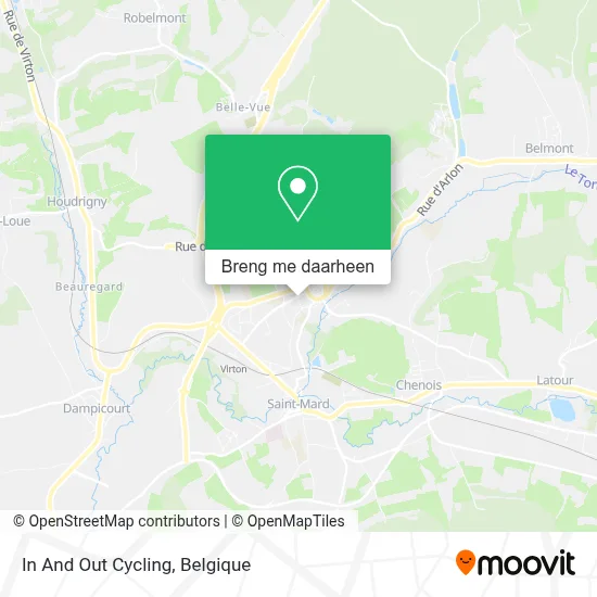 In And Out Cycling kaart