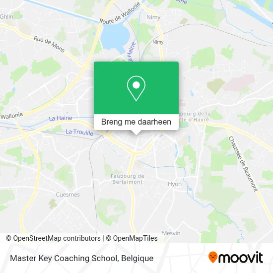 Master Key Coaching School kaart