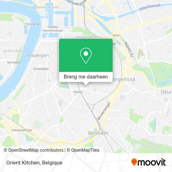 Orient Kitchen kaart