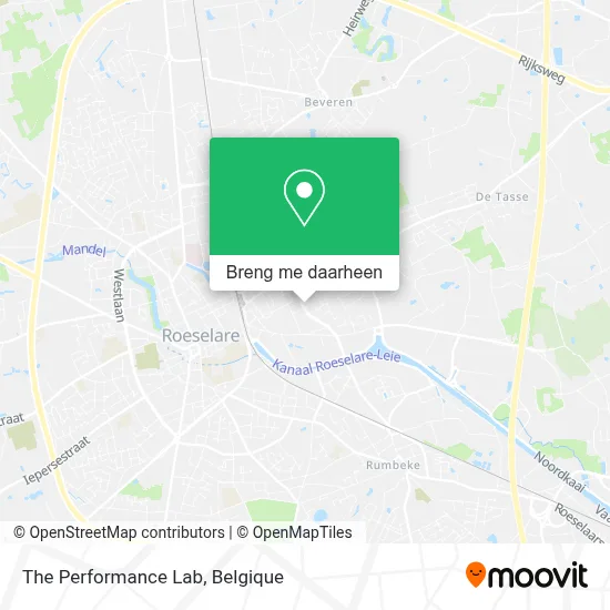 The Performance Lab kaart