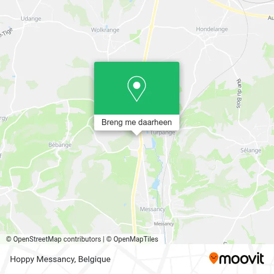 Hoppy Messancy kaart
