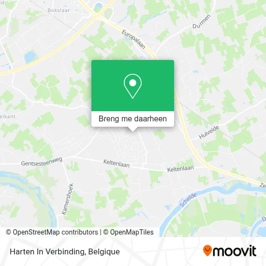 Harten In Verbinding kaart