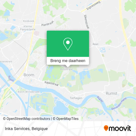 Inka Services kaart