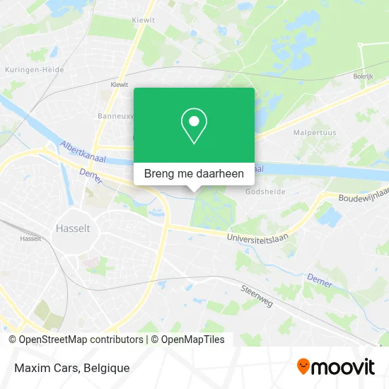 Maxim Cars kaart
