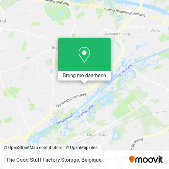 The Good Stuff Factory Storage kaart