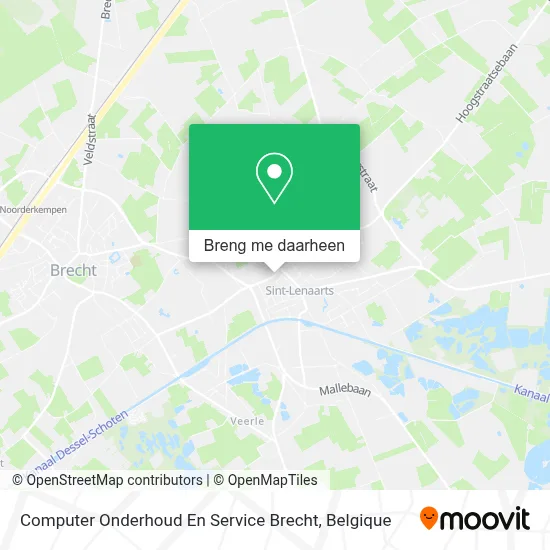Computer Onderhoud En Service Brecht kaart
