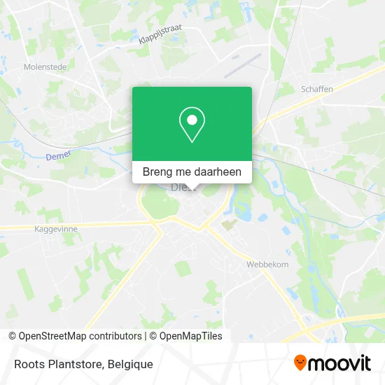 Roots Plantstore kaart