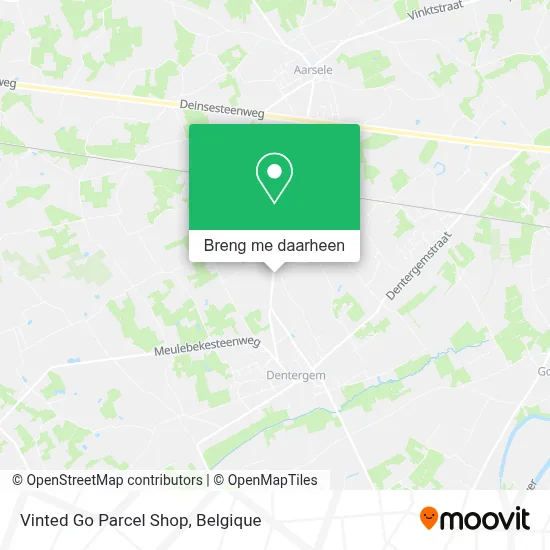 Vinted Go Parcel Shop kaart