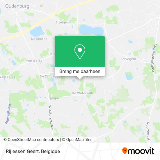Rijlessen Geert kaart
