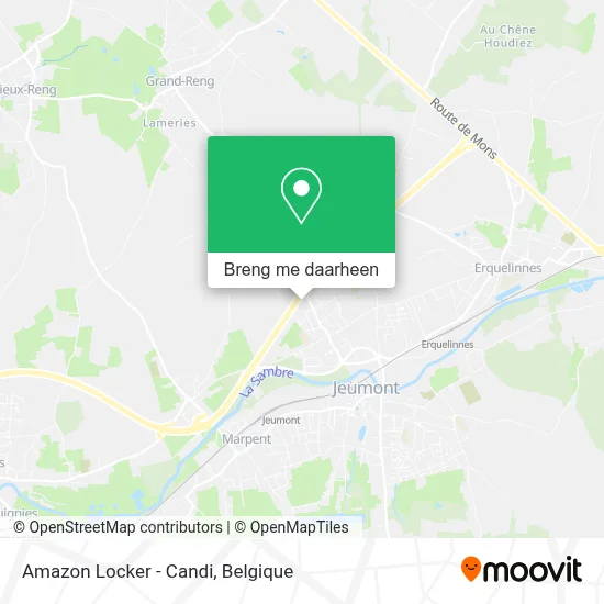 Amazon Locker - Candi kaart