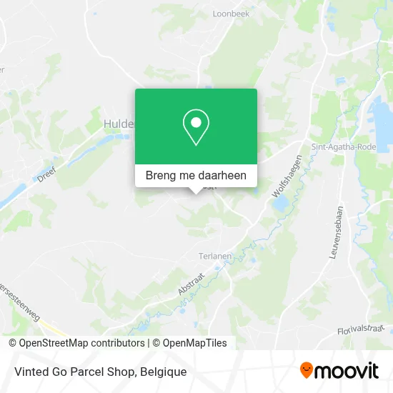 Vinted Go Parcel Shop kaart