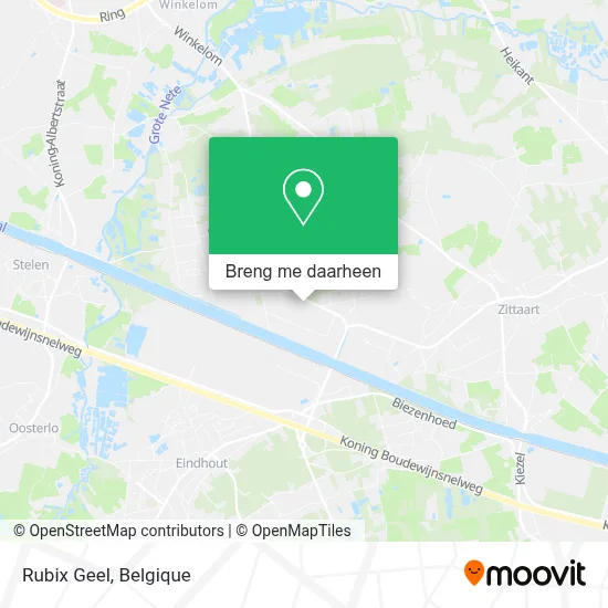 Rubix Geel kaart