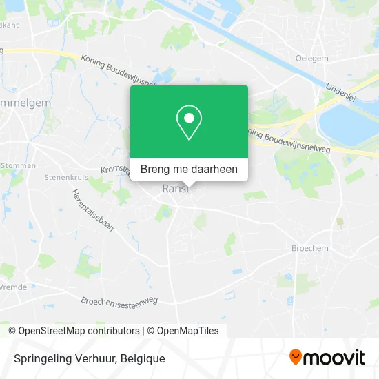 Springeling Verhuur kaart