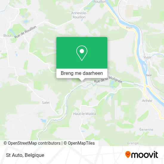 St Auto kaart