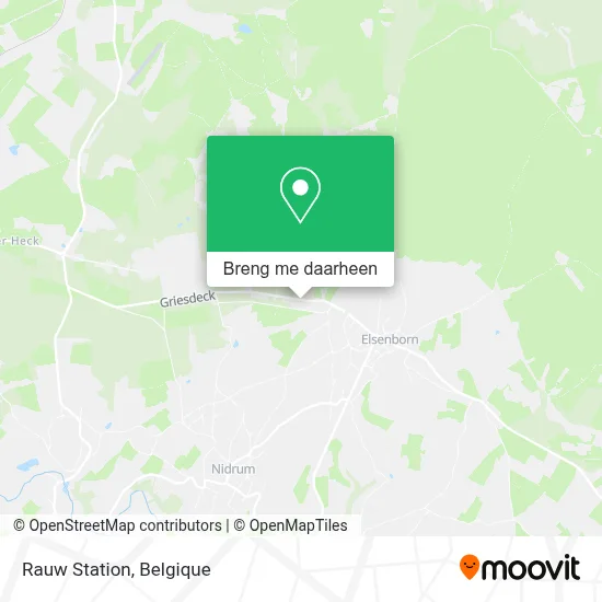 Rauw Station kaart
