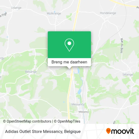 Adidas Outlet Store Messancy kaart