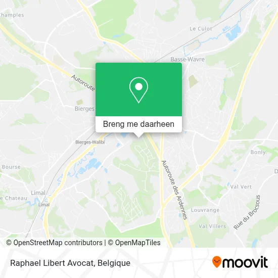 Raphael Libert Avocat kaart
