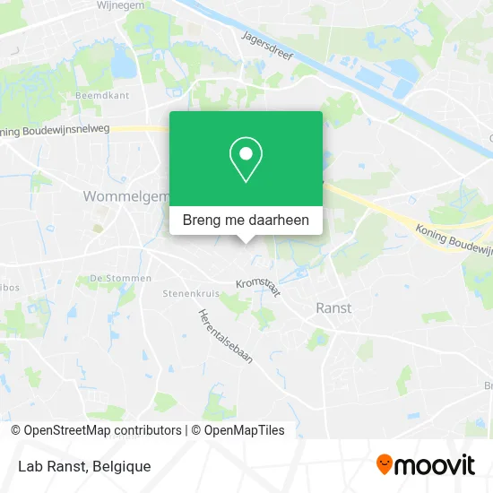 Lab Ranst kaart