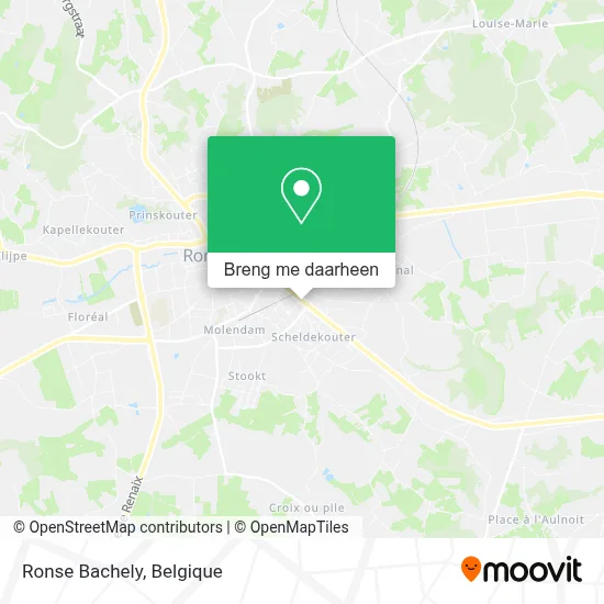 Ronse Bachely kaart
