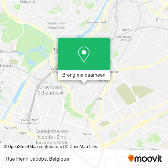 Rue Henri Jacobs kaart