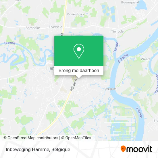 Inbeweging Hamme kaart