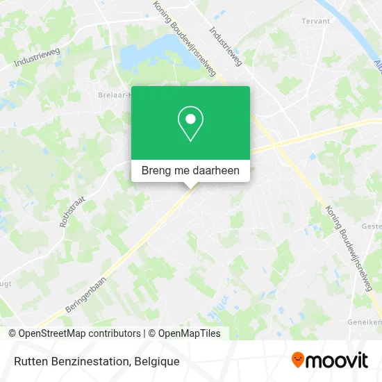 Rutten Benzinestation kaart