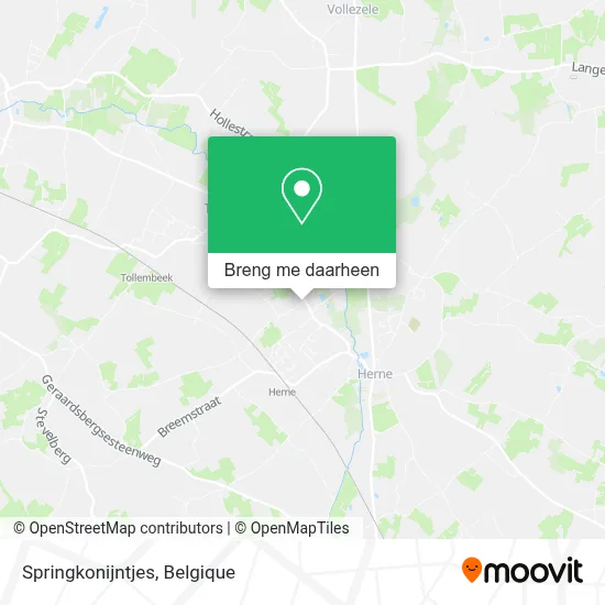Springkonijntjes kaart