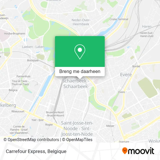 Carrefour Express kaart